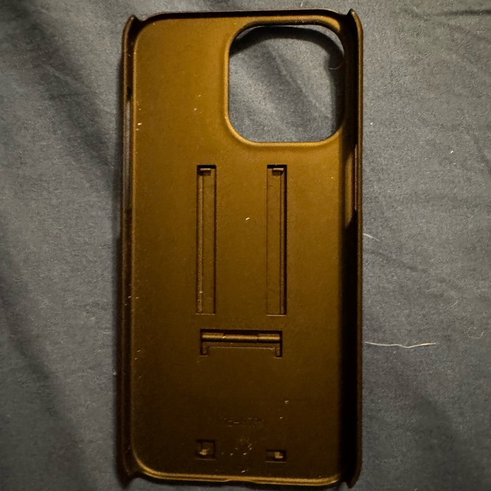 Metallic Bronze iPhone 13 Pro Max Case with Sleek Design and Camera Cutouts
